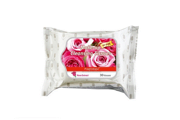 PRITTY MAKE UP REMOVER ROSE TISSUES 30 SHEETS - Life Care Pharmacy