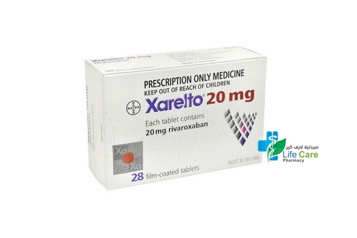 XARELTO 20MG 28 TABLETS - Life Care Pharmacy
