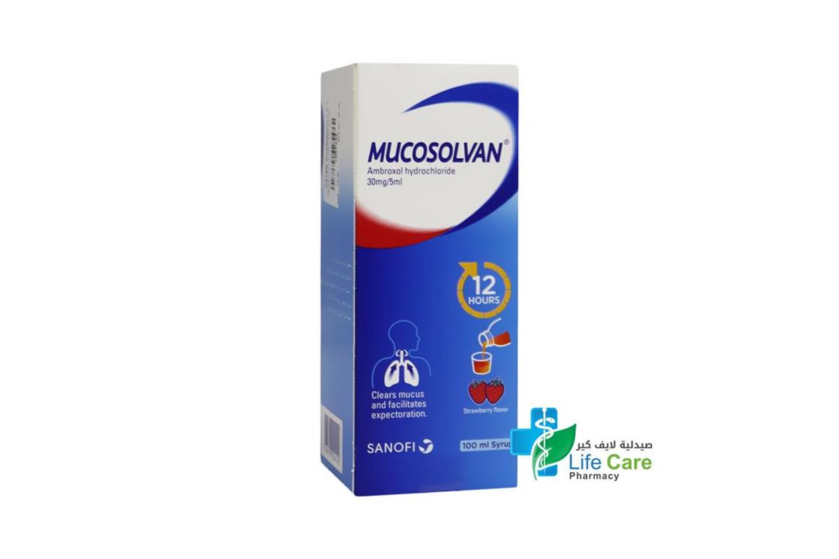 MUCOSOLVAN 30MG 100ML SYRUP - Life Care Pharmacy