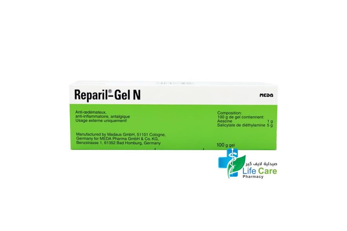 REPARIL GEL N 100 GM - Life Care Pharmacy