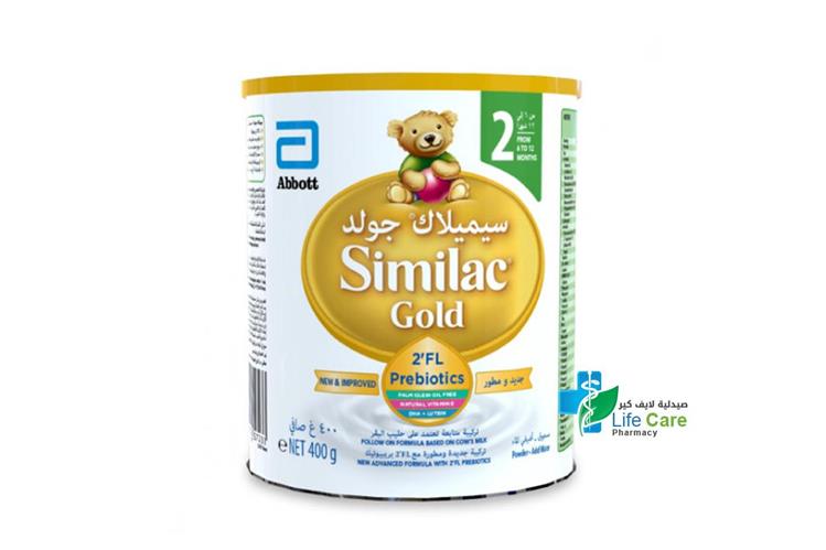 SIMILAC GOLD 2  2FL PREBIOTIC 400 GM - Life Care Pharmacy