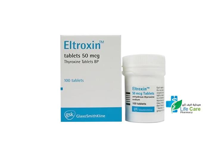 ELTROXIN 50 MCG 100 TABLET - Life Care Pharmacy