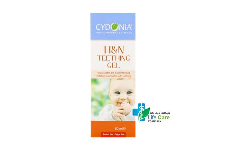 CYDONIA H AND N TEETHING GEL 50 ML - Life Care Pharmacy