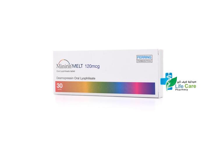 MINIRIN MELT 120MCG 30 TABLETS - Life Care Pharmacy