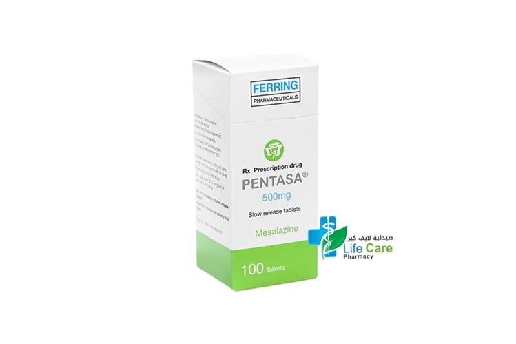 PENTASA 500 MG 100 TABLETS - Life Care Pharmacy
