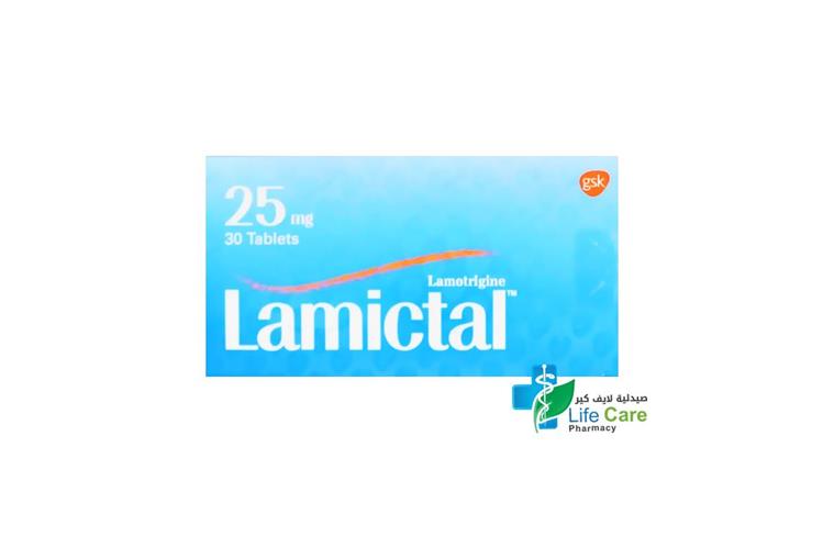 LAMICTAL 25 MG 30 TABLETS - Life Care Pharmacy