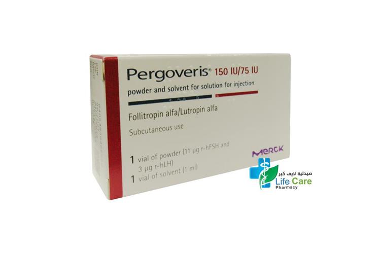 PERGOVERIS 150 IU 75 IU POWDER INJECTION - Life Care Pharmacy