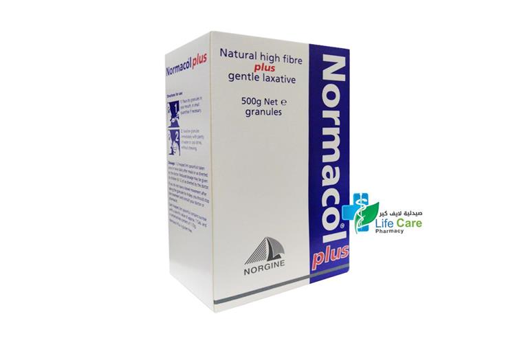 NORMACOL PLUS GRANULES 500 GM - Life Care Pharmacy