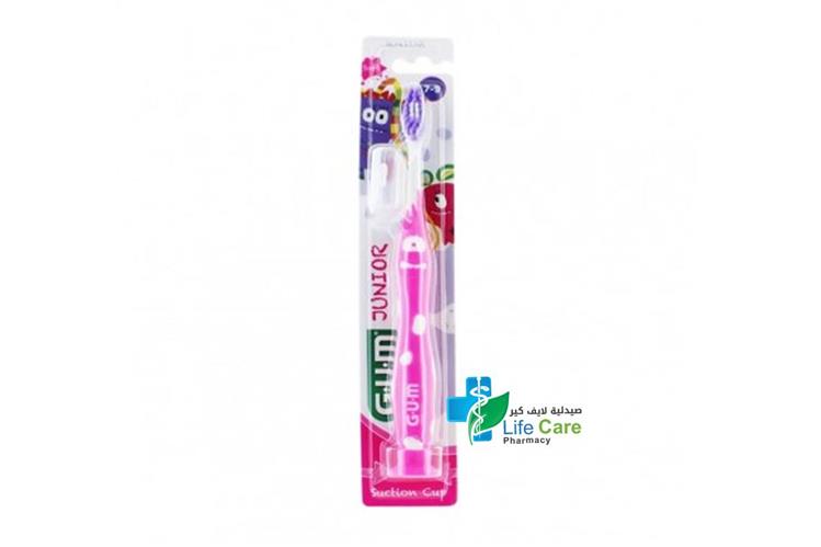 GUM JUNIOR TOOTHBRUSH 7 TO 9 YEARS COLOR PINK - Life Care Pharmacy