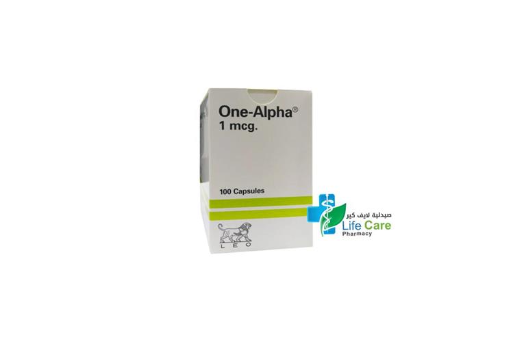 ONE ALPHA 1MCG 100 CAPSULES - Life Care Pharmacy