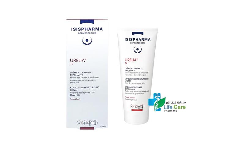 ISISPHARMA URELIA 10 CREAM UREA 10% 150 ML - Life Care Pharmacy