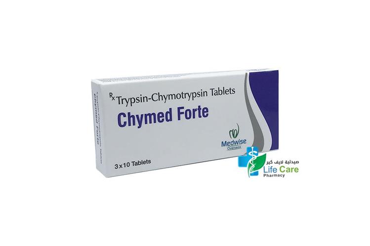 CHYMED FORTE 3X10 TABLETS - Life Care Pharmacy