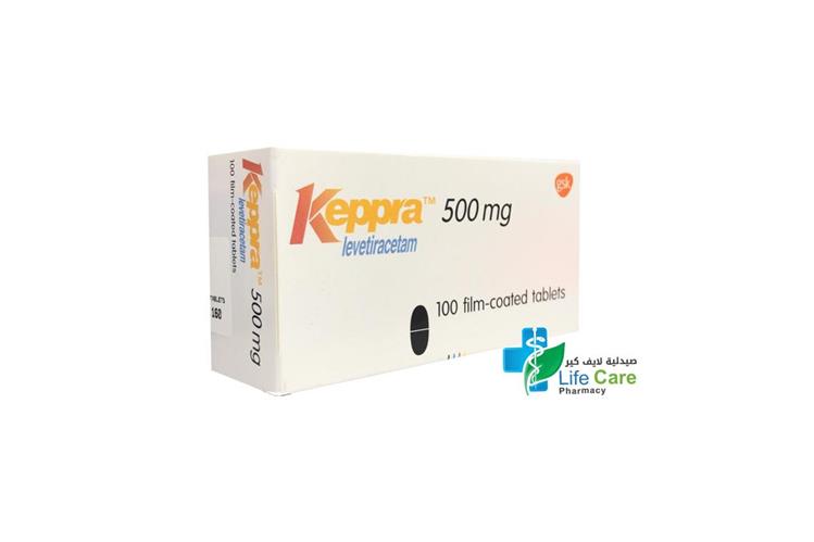 KEPPRA 500 MG 100 TABLETS - Life Care Pharmacy