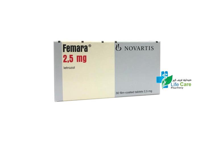 FEMARA 2.5 MG 30 TABLETS - Life Care Pharmacy