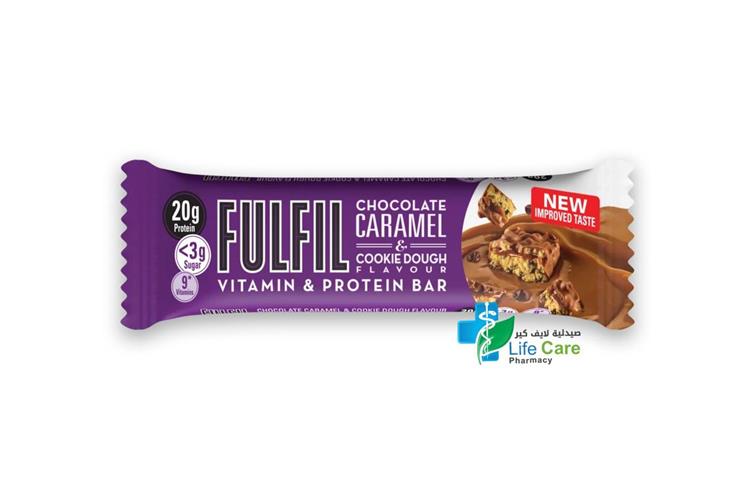 FULFIL VITAMIN AND PROTEIN BAR CHECOLATE &CARMEL 55 GM - Life Care Pharmacy