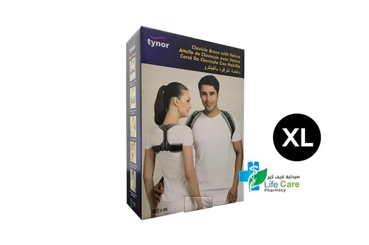 TYNOR CLAVICLE BRACE WITH VELCRO XL C05 - Life Care Pharmacy