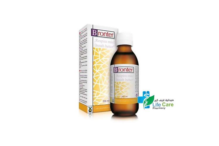 BRONTER SYRUP 200 ML - Life Care Pharmacy