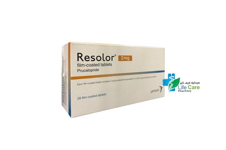 RESOLOR 2 MG 28 TABLETS - Life Care Pharmacy