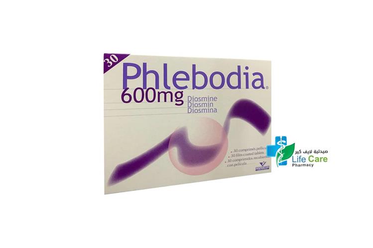 PHLEBODIA 600 MG 30 TABLETS - Life Care Pharmacy