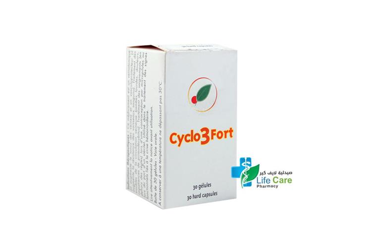 CYCLO 3 FORT 30 CAPSULES - Life Care Pharmacy