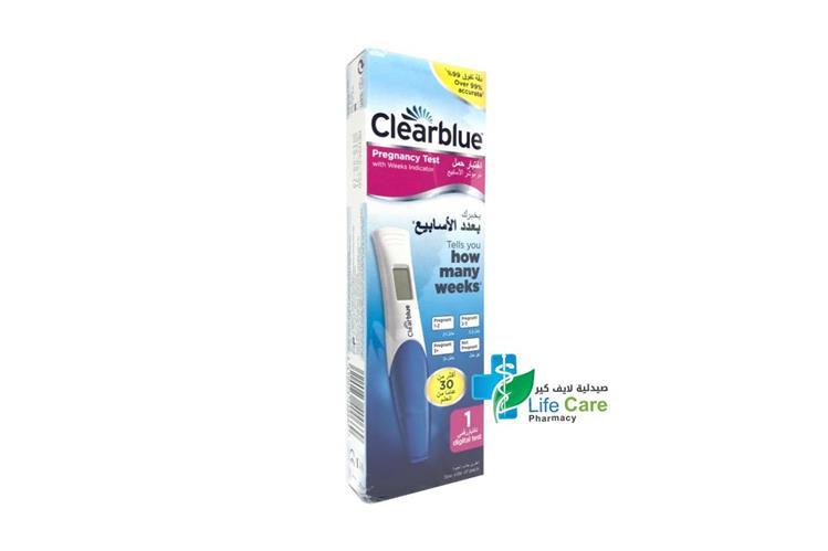 CLEARBLUE PREGNANCY TEST WEEKS INDICATOR - Life Care Pharmacy