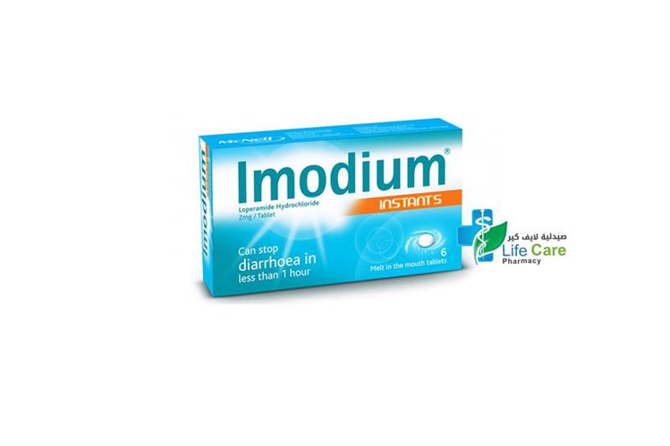 IMODIUM INSTANTS 2MG 6TAB - Life Care Pharmacy