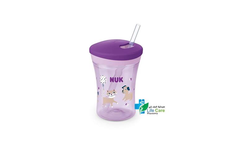 NUK EVOLUTION STRAW CUP 240 ML PLUS  12 MONTH - Life Care Pharmacy