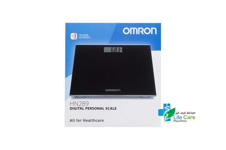 OMRON HN289 DIGITAL PERSONAL SCALE BLACK - Life Care Pharmacy