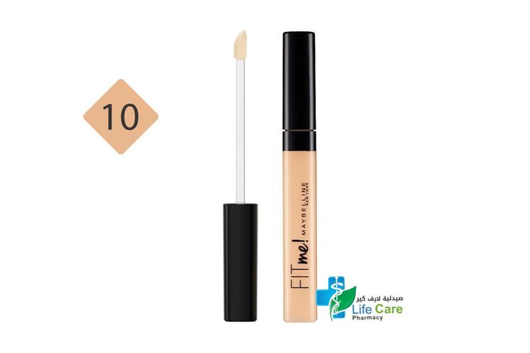 MAYBELLINE FIT ME CONCEALER LIGHT 10 - Life Care Pharmacy
