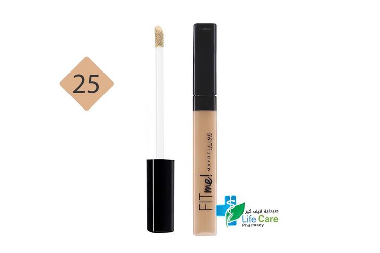 MAYBELLINE FIT ME CONCEALER MEDIUM 25 - Life Care Pharmacy
