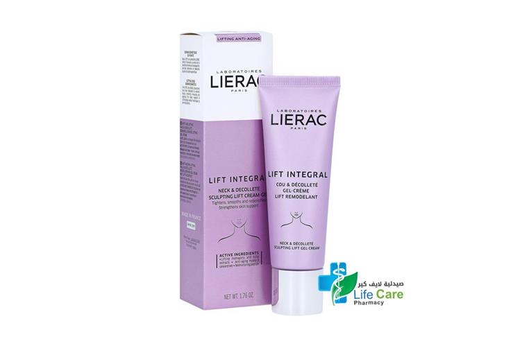 LIERAC LIFT INTEGRAL NECK AND DECOLLETE CREAM GEL 50ML - Life Care Pharmacy
