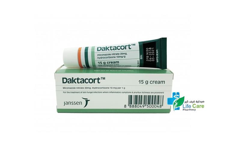 DAKTACORT CREAM 15 GM - Life Care Pharmacy