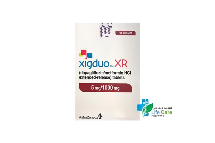 XIGDUO XR 5 MG 1000 MG 60 TAB - Life Care Pharmacy