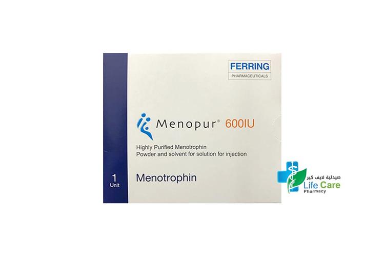MENOPUR 600 IU ONE UNIT - Life Care Pharmacy