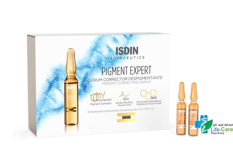 ISDIN PIGMENT EXPERT SERUM 10 AMPULES 2 ML - Life Care Pharmacy