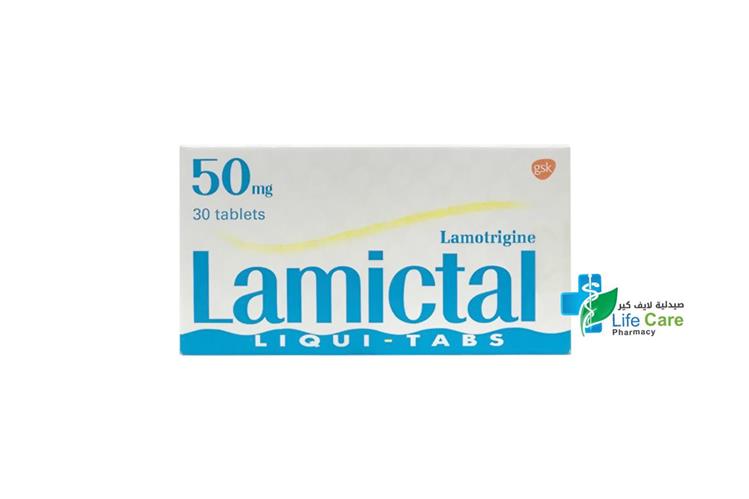 LAMICTAL LIQUI 50 MG 30 TABLETS - Life Care Pharmacy