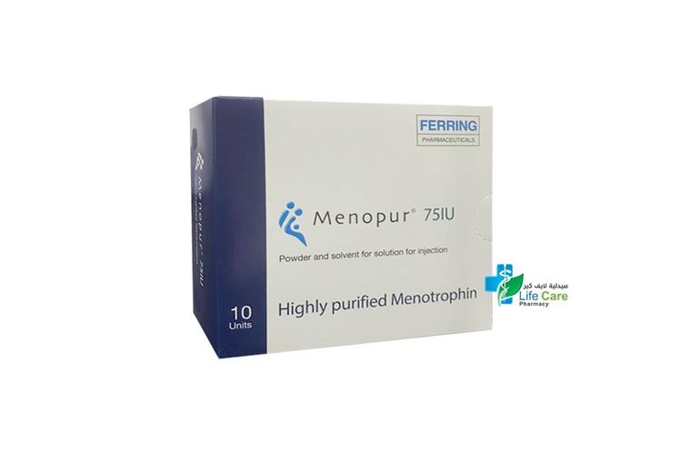 MENOPUR 75 IU 10 UNITS - Life Care Pharmacy