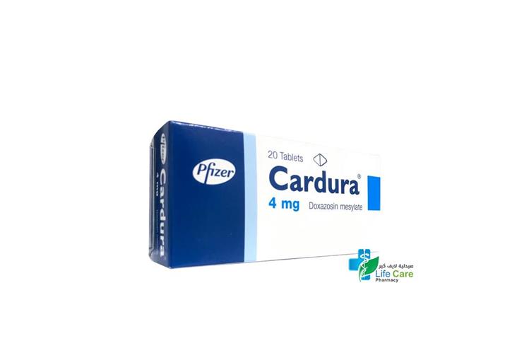 CARDURA TABLETS 4MG 20 TABLETS - Life Care Pharmacy