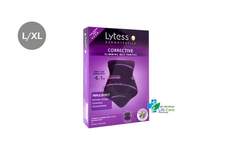 LYTESS CORRECTIVE SLIMMING BELT PANTIES BLACK SIZE L AND  XL - Life Care Pharmacy