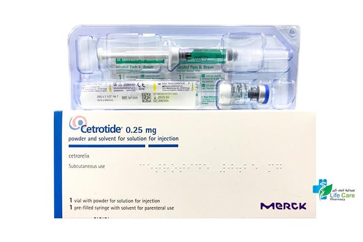 CETROTIDE 0.25 MG 1 VIALS - Life Care Pharmacy
