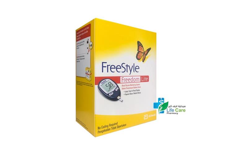FREESTYLE FREEDOM LITE MONITOR WITH 10 STRIPS - Life Care Pharmacy