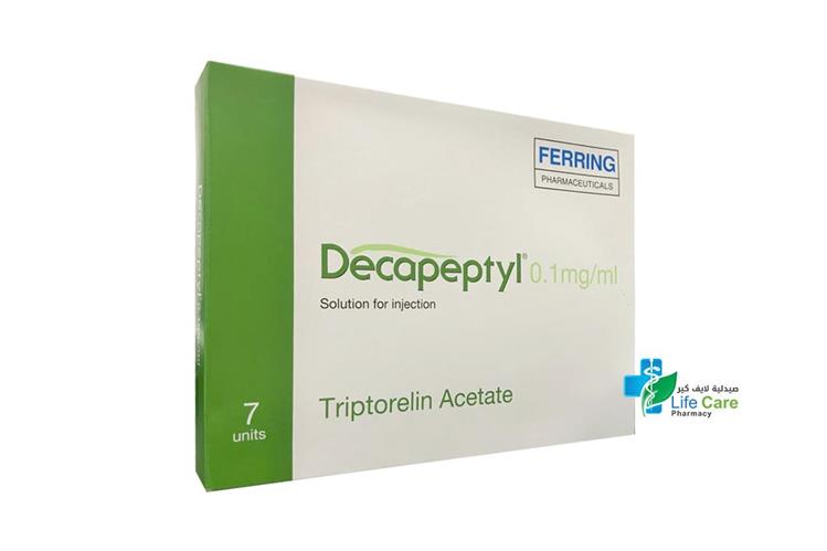 DECAPEPTYL 0.1MG 1ML SOLUTION FOR INJECTION 1ML PFS 7 SYRINGE - Life Care Pharmacy