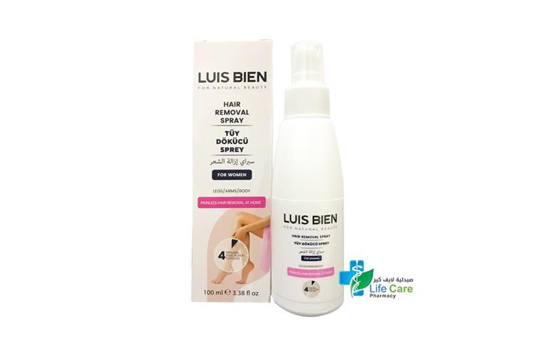 LUIS BIEN HAIR REMOVAL SPRAY FOR WOMAN 100 ML - Life Care Pharmacy