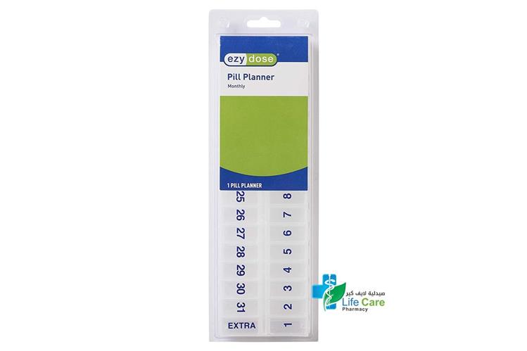 EZY DOSE PILL PLANNER MONTHLY 67772 - Life Care Pharmacy