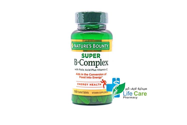 NATURES  BOUNTY SUPER B COMPLEX 150 TAB - Life Care Pharmacy