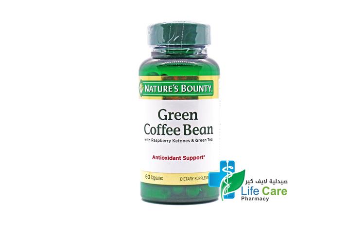 NATURES  BOUNTY GREEN COFFEE BEAN 60 CAPSULES - Life Care Pharmacy