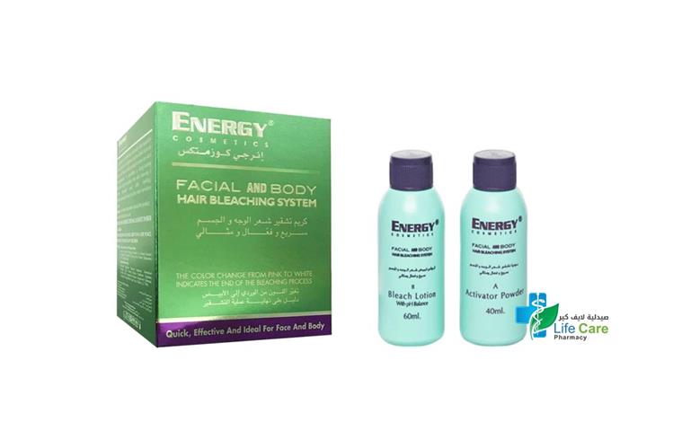 ENERGY FACIAL AND BODY HAIR BLEACHING SYSTEM - Life Care Pharmacy