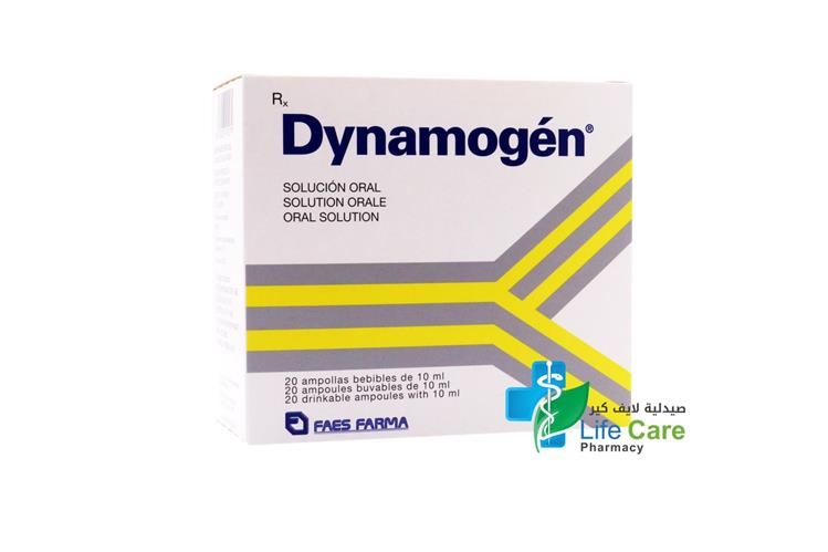 DYNAMOGEN 10ML 20AMPOULES DRINKABLE - Life Care Pharmacy