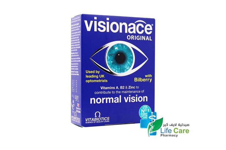 VITABIOTICS VISIONACE NORMAL VISION 30 TABLETS - Life Care Pharmacy