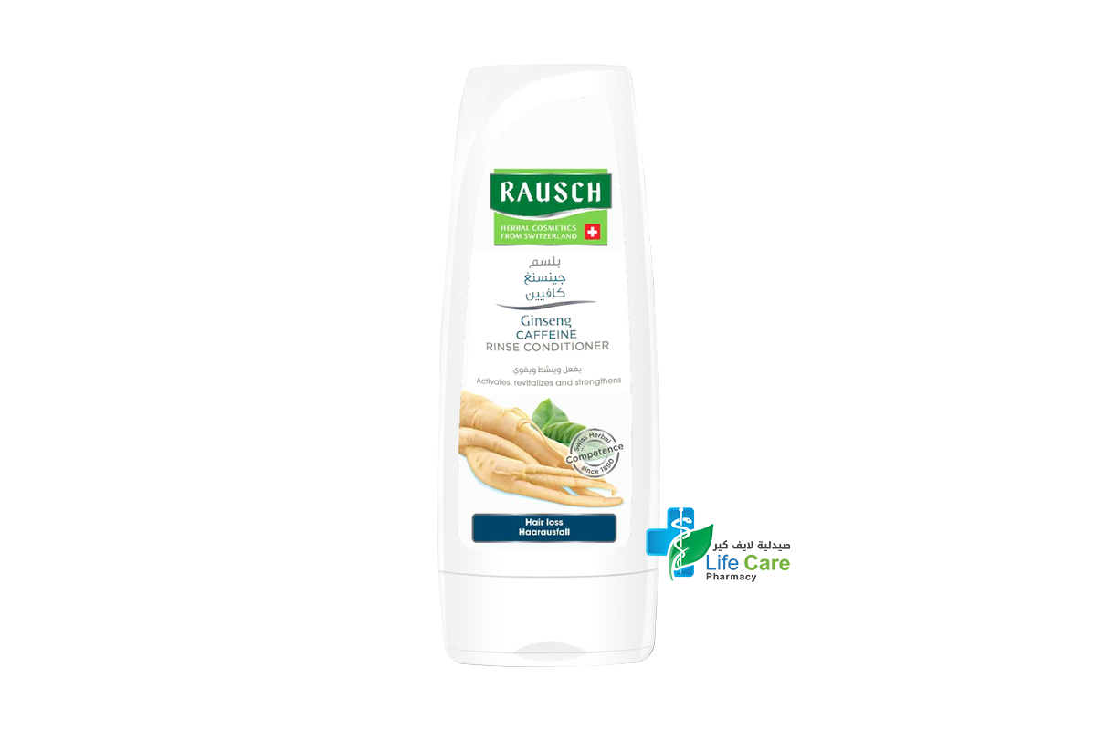 RAUSCH GINSENG CAFFEINE RINSE CONDITIONER 200 ML - Life Care Pharmacy